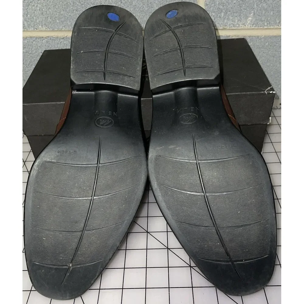 Neil M Men's Shoes 11 EEE‎ NM121517 Premier Slip On COGNAC Shoes EUC